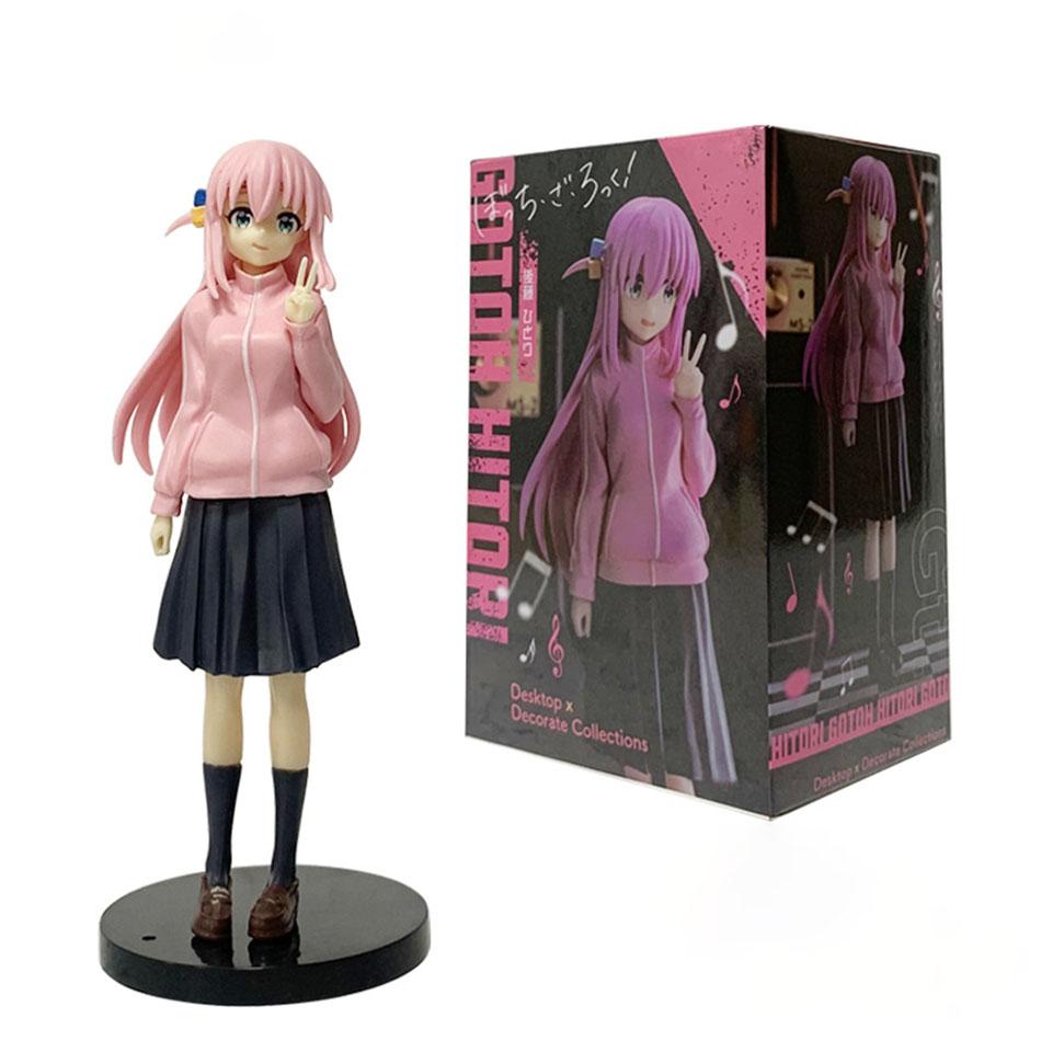 BOCCHI THE ROCK! Anime Figure Gotoh Hitori Action Figure Guitarist Girl Figure Desktop×Decorate Collections Model Doll Toys
