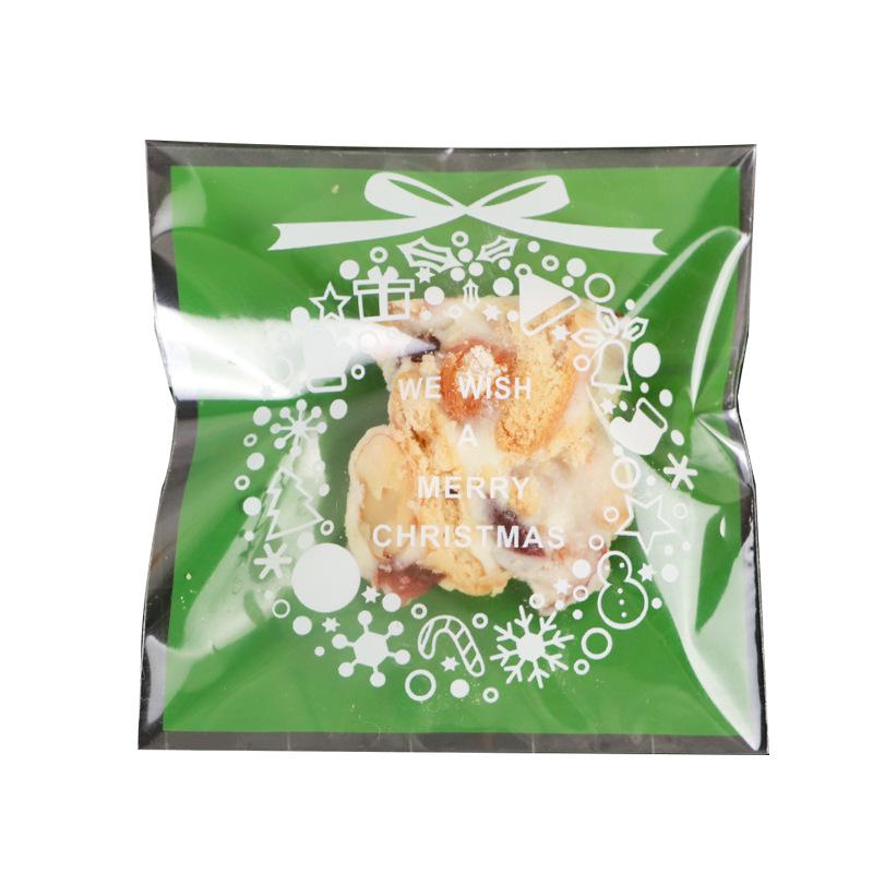 Weihnachtskeks Selbstklebende OPP-Beutel – Schneeflocken Knusprige Kunststoffverpackung
