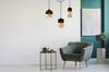 ELEGANT SPIDER HANGING LAMP GLASS SHADE