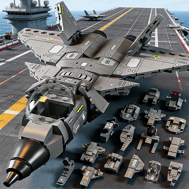 25IN1 Air Force Ziegel Spielset J20 Kampfjet Ziegel Spielset DIY Flugzeug Ziegel Spielset Kinderspielzeug Spielsets Weihnachtsfeiertagsgeschenk Geschenk