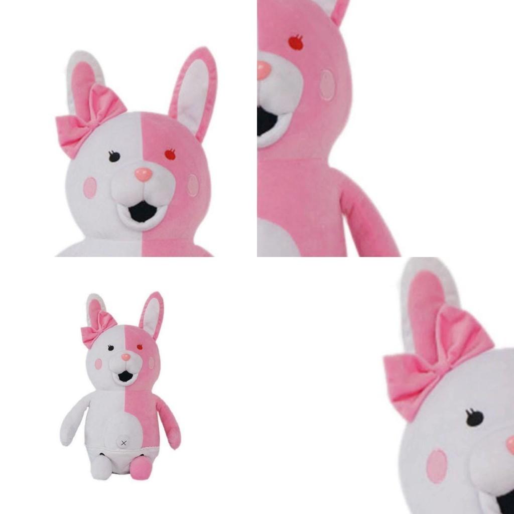 Adorable Danganronpa Monokuma Bear And Monomi Rabbit Soft Plush Stuffed Doll Toy