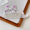 Cat Shaped Acetate Comb Lovely Hairdressing Comb Cartoon Makeup Comb  Women
