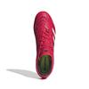 Adidas Predator Pro Soccer Unisex Lucid Black Size HG/AG Cleats, Adult, NLH38, Red/Footwear White/Core (ID3825), 27.5cm