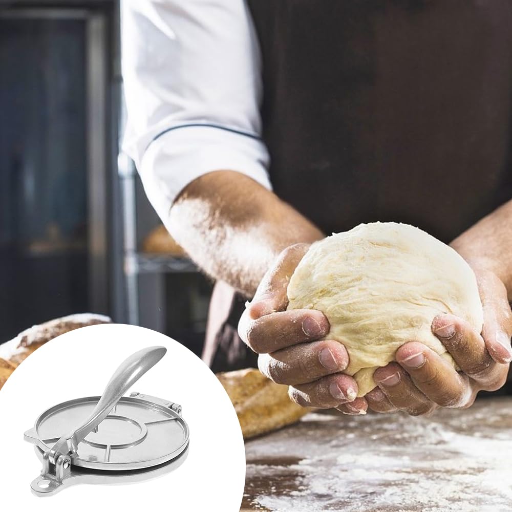 Tortilla Press, Tortilla Maker, 8.6-inch, Homemade Tortilla Pie Bakeware, Heavy-Duty Corn Tortilla Press, Kitchen Gadget for Baking, Kitchen, and
