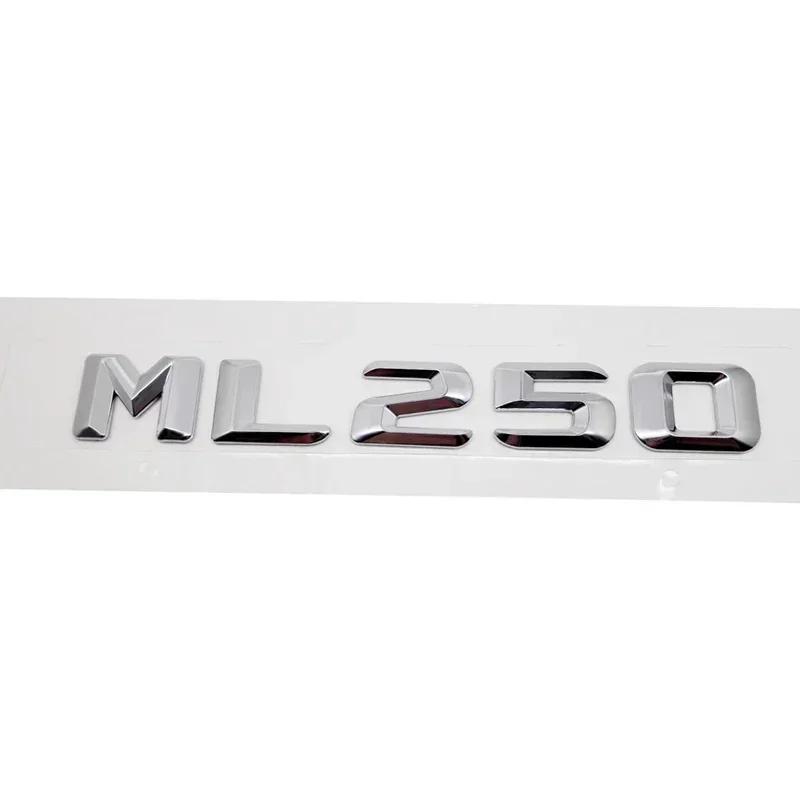 3D Car Rear Trunk Letters Stickers Decal Accessories for Mercedes Benz Old Style ML55 ML63 ML250 ML300 ML320 ML350 ML400 ML430