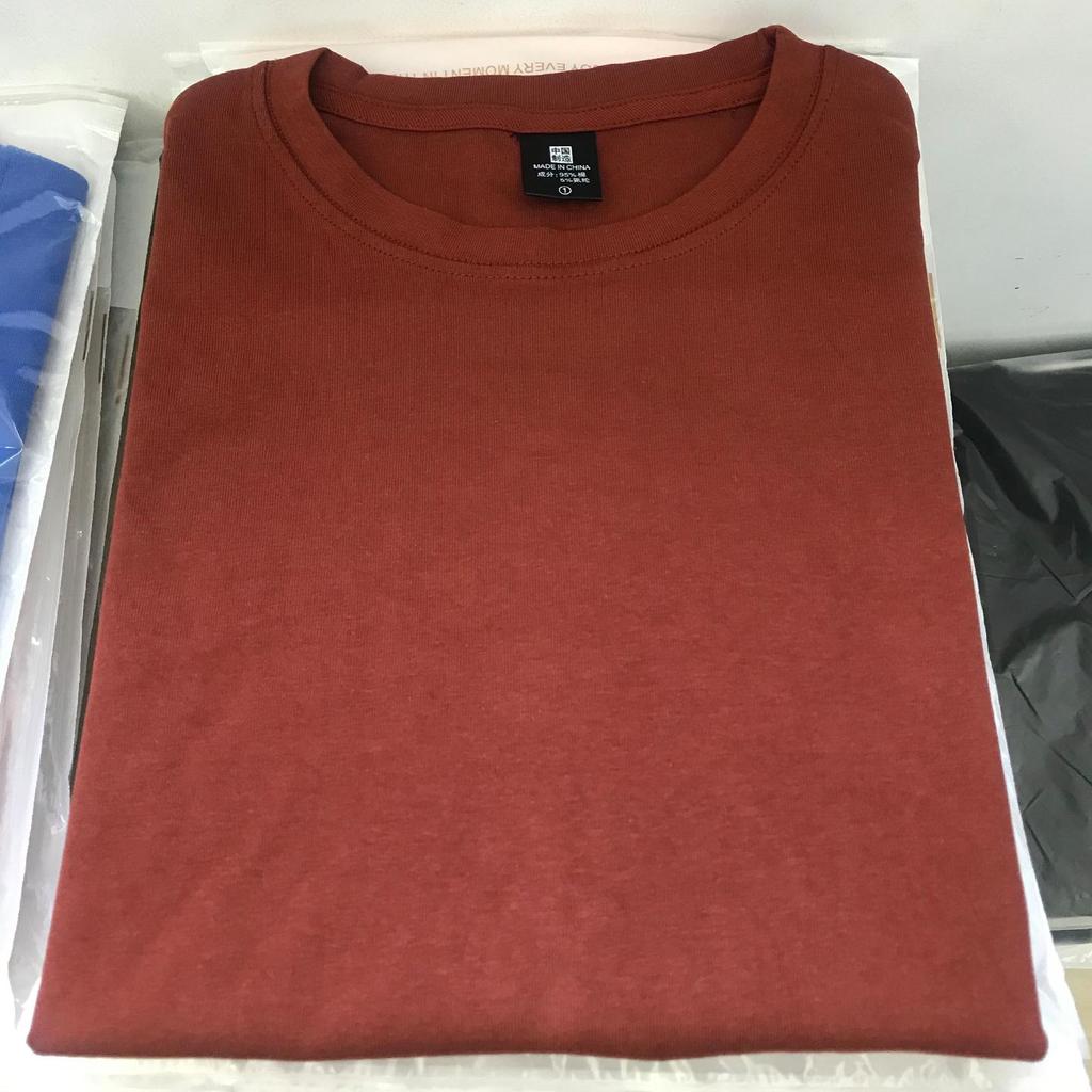 Women's Slim-Fit Pure Cotton Short-Sleeve Round Neck Base Layer T-Shirt