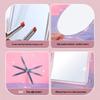 Double-Sided Rotatable Acrylic Mirror: High-Definition Vanity Mirror for Bedroom Tabletop Use.