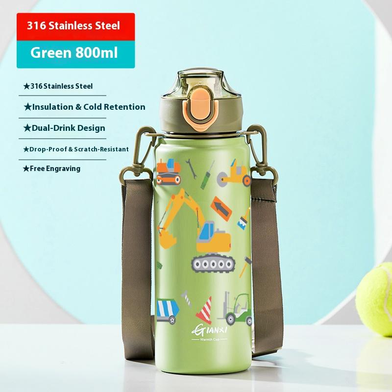 Gianxi Children's Insulated Cup Student specific Water Cup Kindergarten Primary School Large Capacity Cup Insulated Cup