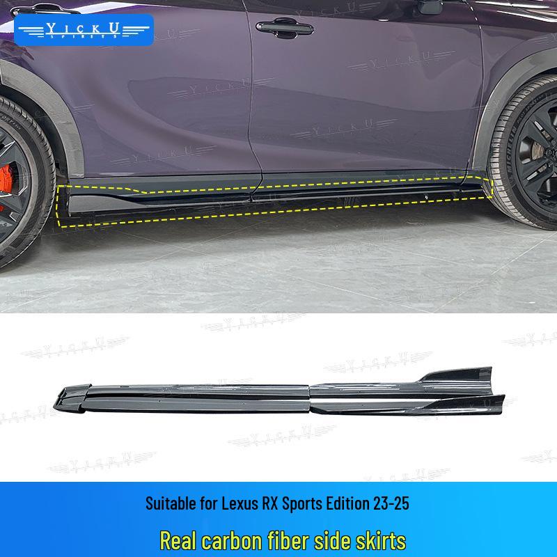 Lexus RX350/500 Carbon Fiber Body Kit (Front Lip, Fender Flares, Rear Lip, Side Skirts, Tail Top Spoiler, 2023-2025)