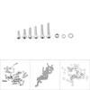 M3 304 Stainless Steel Hex Socket Screws   With Hex Nuts Washer Assortment(  Head)