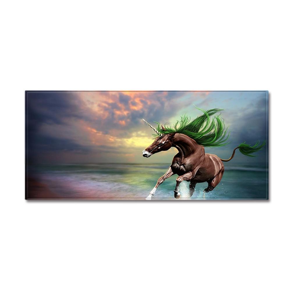 Unicorn Carpet Long Floor Mat Love Theme Doormat