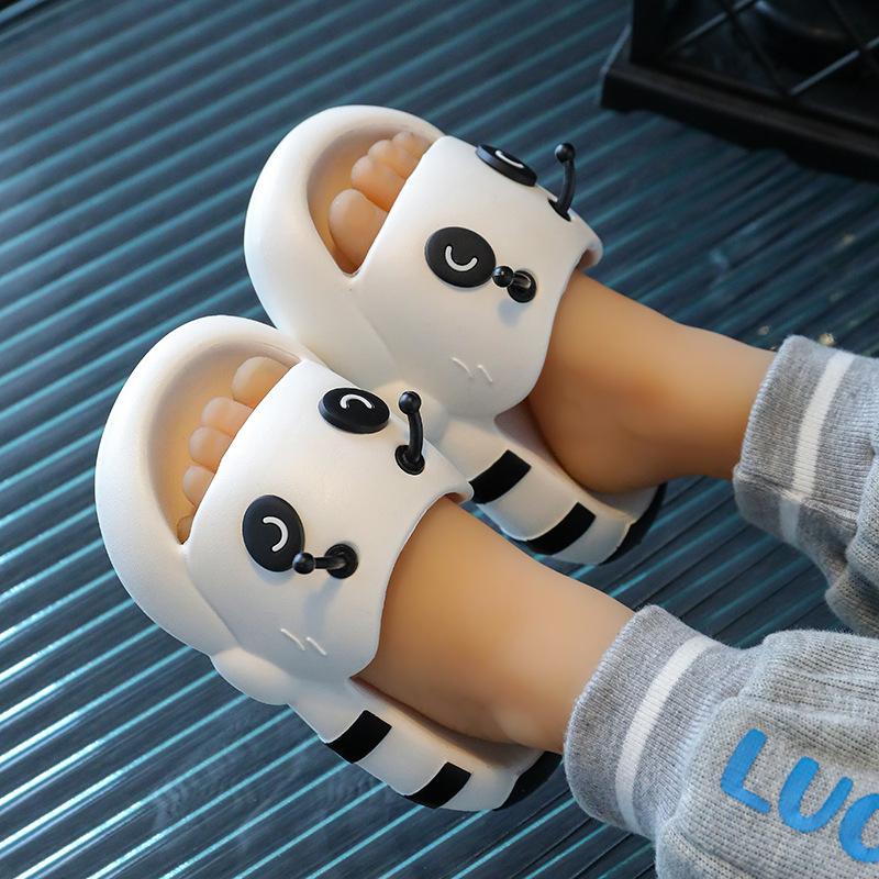 EVA Children's Slippers Summer Boys Indoor Home Cartoon Cute Non-Slip Soft Sole Bathroom Girls Baby Sandals