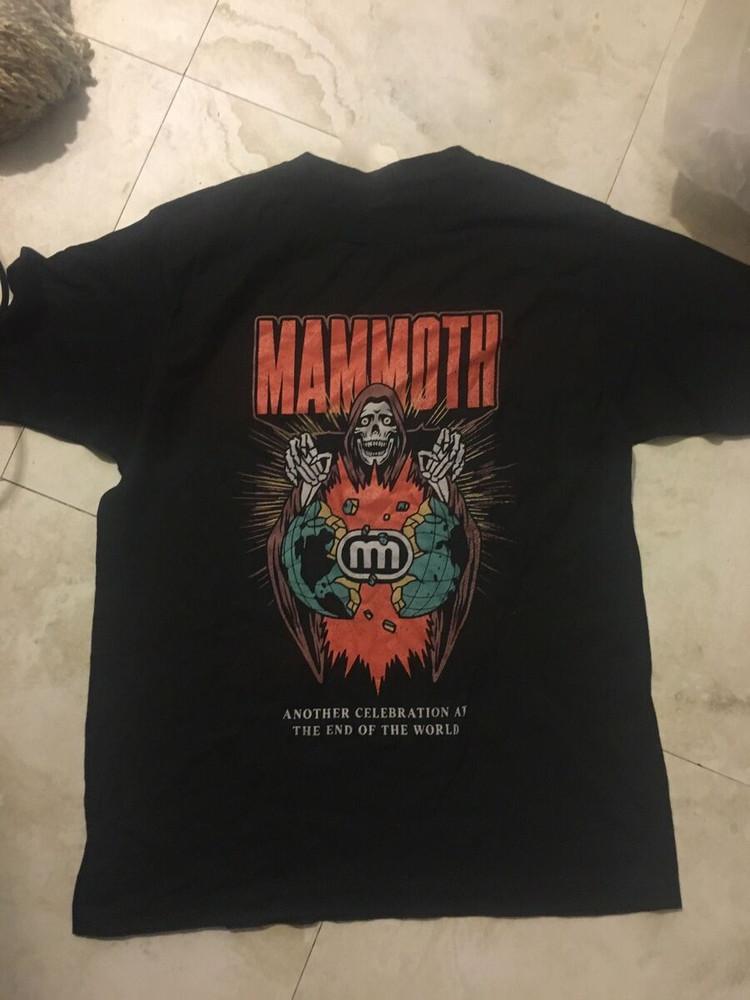 

Новая Популярная Черная Футболка Mammoth WVH Хлопок Полный Размер S-5XL Унисекс Футболка XL