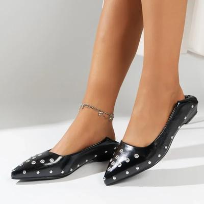 2024 Neue Heißverkaufende Damen Schuhe Flachsohlige Spitzschuhe Bequem Einfarbig Vielseitig Oberbekleidung Leichte Damen Schuhe