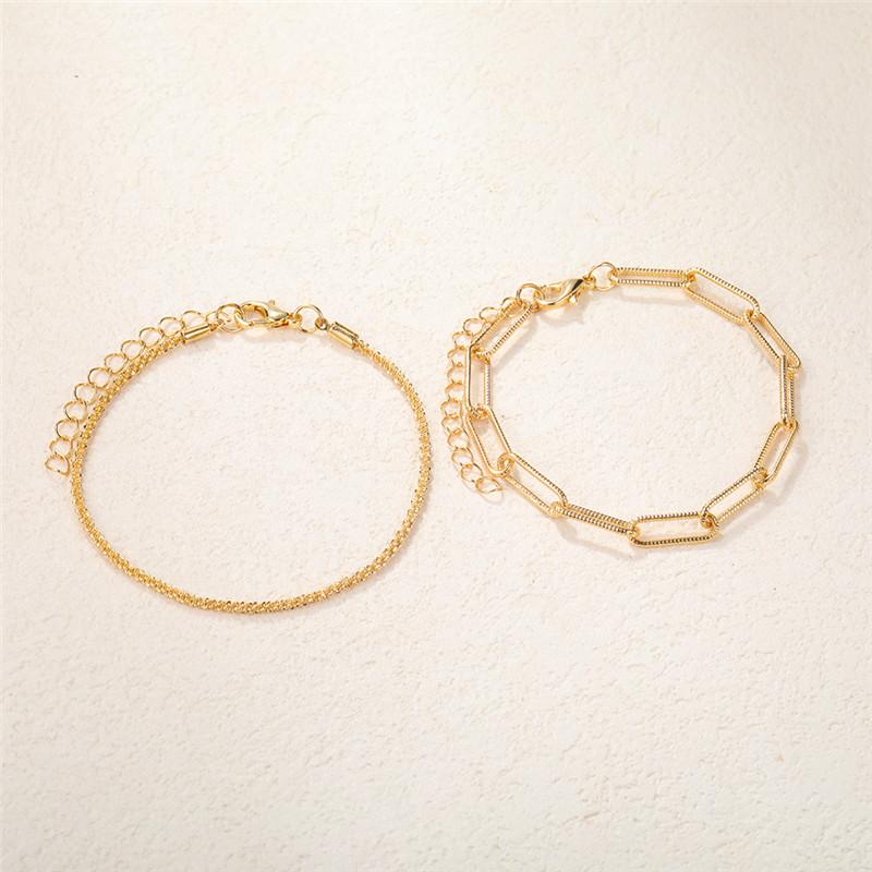 Seturi de gleznă cu lanț strălucitor pentru femei Brățară cu zirconiu cubic multistrat pe picior, la modă, cadou de bijuterii pentru plajă de vară