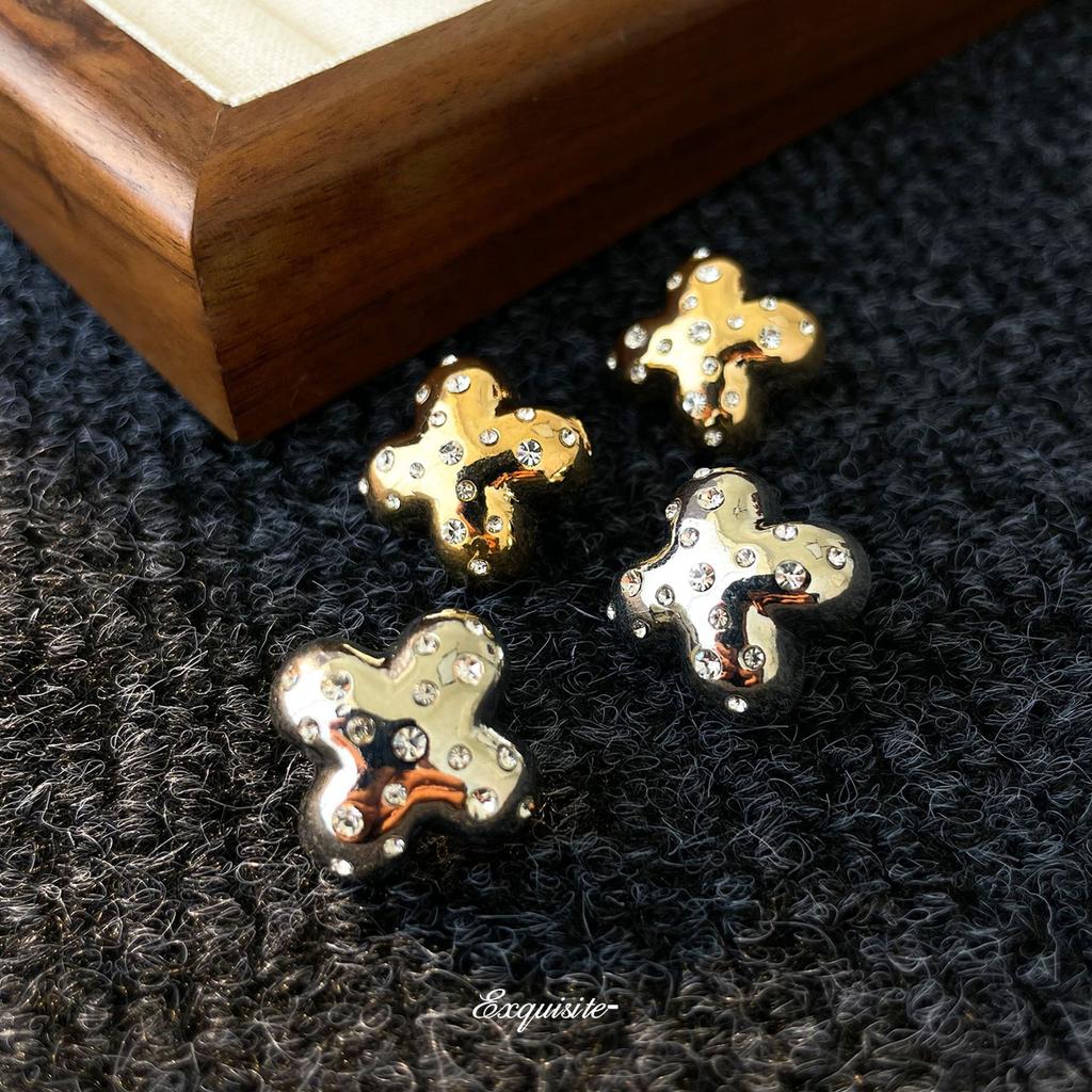 Geometric Stud Earrings, Fashion Temperament, High-end Earrings, Daily Simple and Versatile, Niche Design Earrings