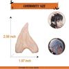 HOMEYA Elf Ears Halloween Cosplay Costumes Pointed Prosthetic Ear Tips Christmas Cosplay Gift for Women Kids Teens Men (1 Pair)