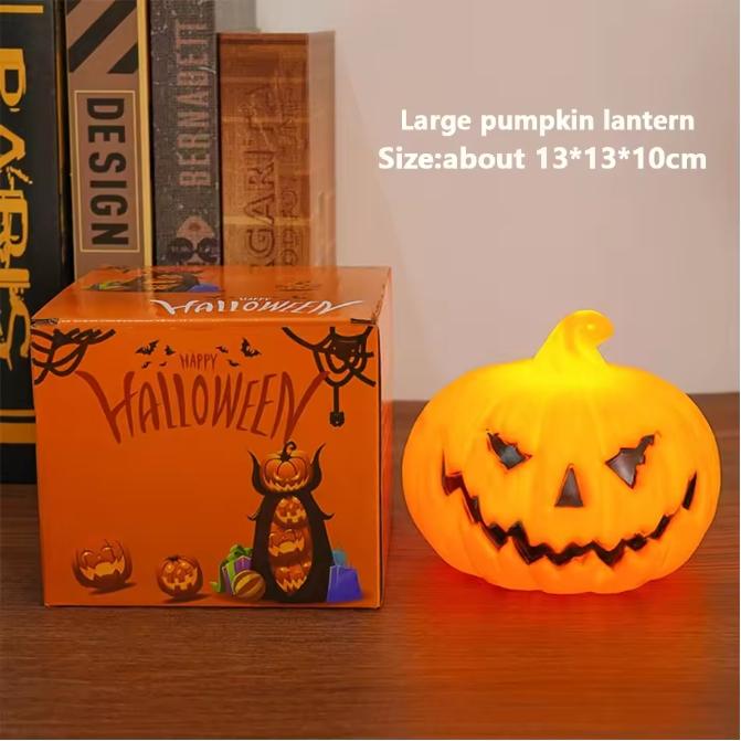 Spooky Holiday Decorations Led Candle Light Vintage Witch Castle Pumpkin Ghost Hanging LED Lantern Lamp Haloween Party Decoration