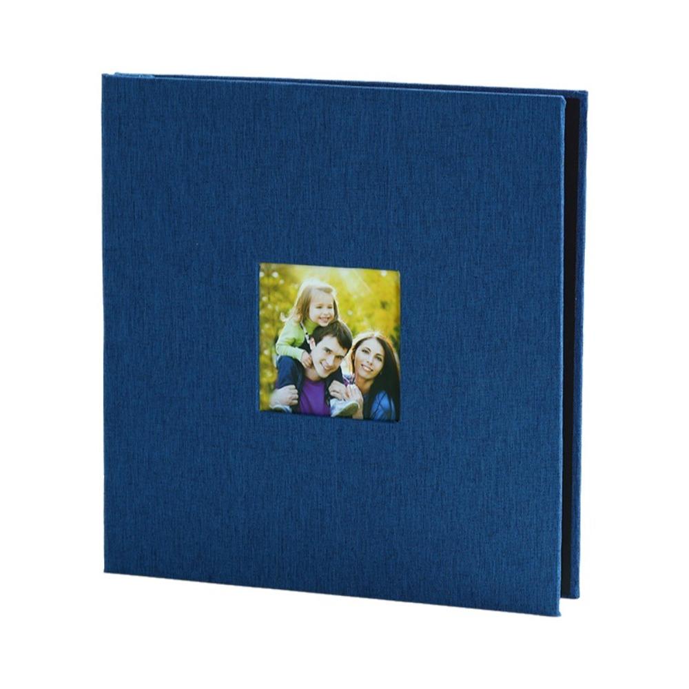 20 Sheets Self Adhesive Photo Album Linen Cover Memory Book DIY Photo Book Family Photos