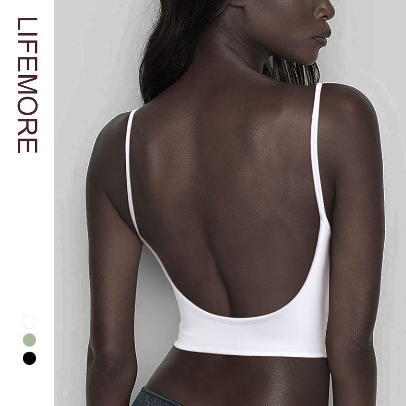 

Yoga Belt Anti-Sagging Sports Vest with Chest Pad White L