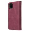 Leather Zipper Wallet Phone Case with Bracket for iPhone 12/XS