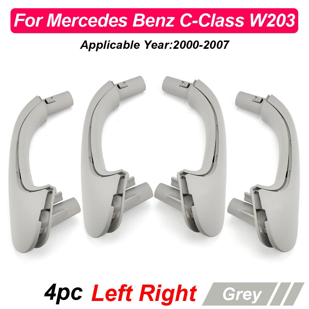 For Mercedes Benz C-Class W203 Inner Door Pull Handle Cover Interior Accessories Handles Front Rear Black Beige Grey 2038101551