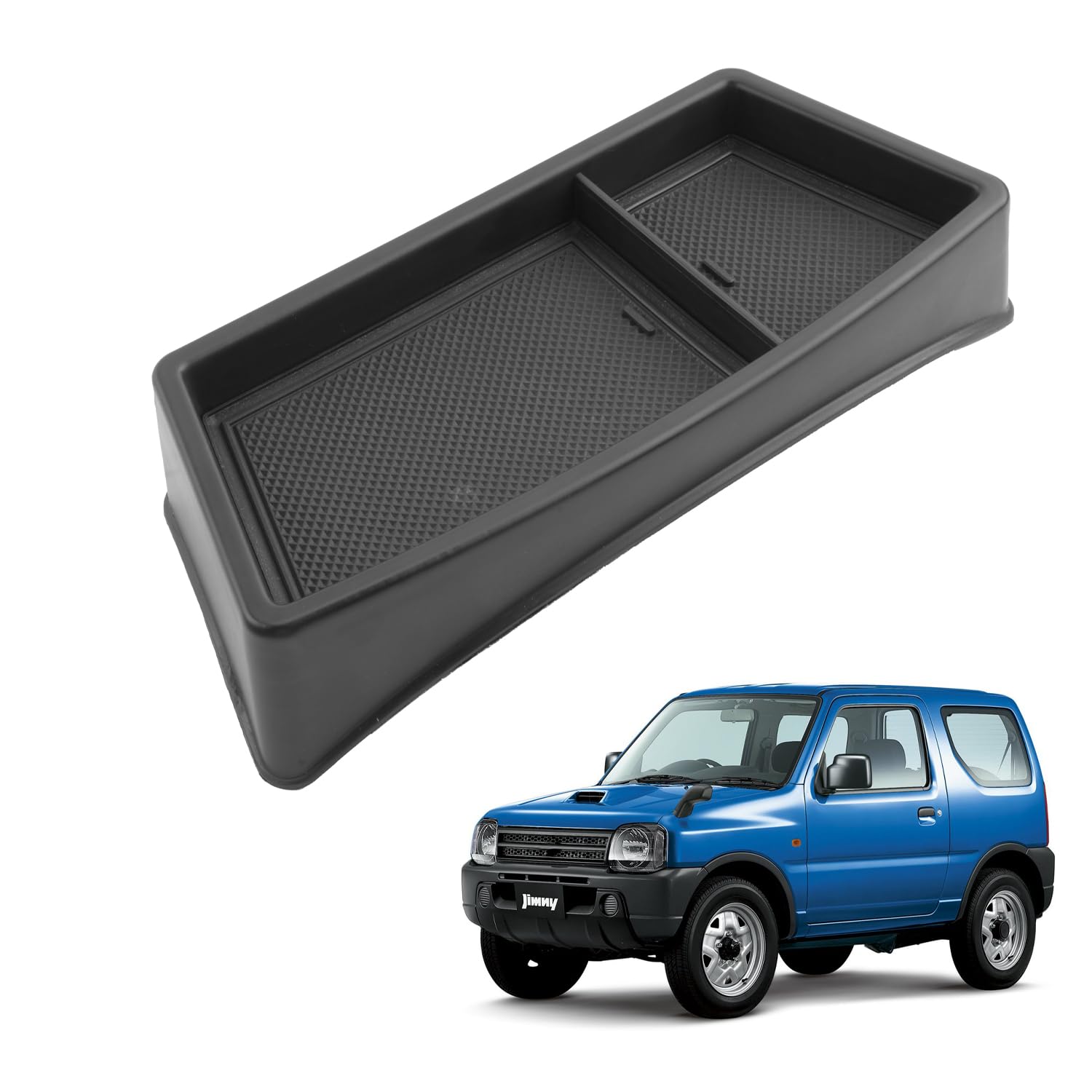 

HUAHAO Jimny Dashboard Ideal for Temporarily Placing Small Car Storage Custom Parts for Jimny Easy to Clean and Jimny JB23 Console Car Accessories