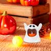 Halloween Decorative Cute Ghost Lamp for Kids Halloween Decorative Figurine Prop with LED Flameless Candles Ghostly