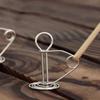 Pack of 10 Spring Deck Pegs Rope Buckles Portable Stainless Steel Windproof Retractable Awning Tent Stake Hooks Camping Tool
