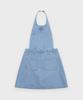 Sinun Flower Halter One-Piece (Blue)