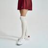 W Ribbed Over-the-Knee Socks (WHITE)
