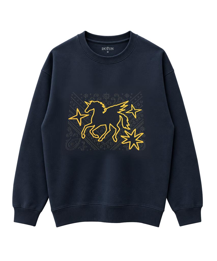 DOTON Pegasus Flight Sweatshirt (Black)