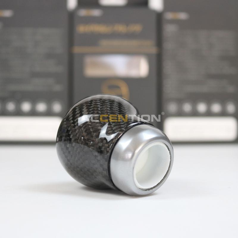 Black 100% Full Carbon Fiber 6S Gear Shift Knob for Subaru BRZ 2012- for Toyota 86 2012- Performance Auto Shift Knob