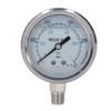 Vacuum Pressure Gauge Shockproof Radial Stainless Steel for Industrial Household 14in NPT 0~0.1Mpa