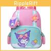 Kids Dinosaur Backpack With Colorful Contrast Design And Lightweight Oxford Material For School