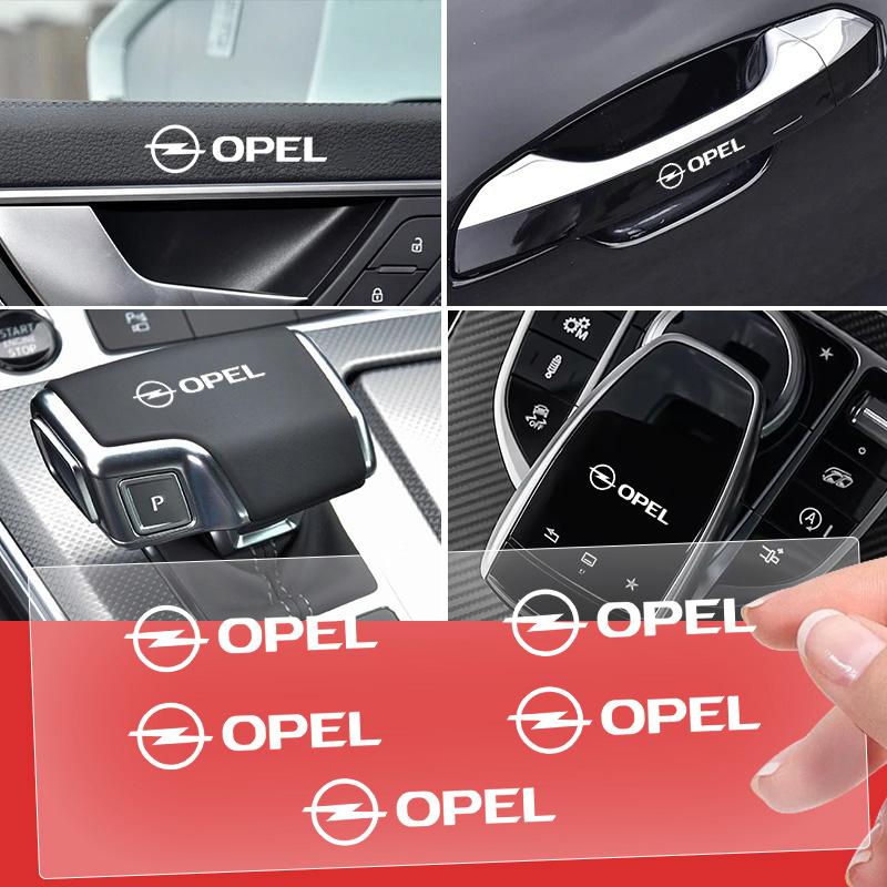 5/10pcs Car Interior Sticker Central control Decals Emblem Badge Car Stickers For Opel Corsa D Astra Insignia Mokka Adam Combo