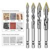 Eccentric Drill Bits In Multiple Sizes For Precise Hole Positioning On Various Materials Stone Wood Plastic DIY Projects