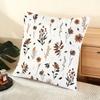 Boho Wildflowers Pattern Cushion Cover Soft Short Plush Pillow Cover Smooth Cozy Texture Aesthetic Cushion Case Home Decor