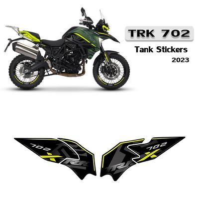 TRK 702 X Adesivi Per Benelli TRK 702X 2023 Moto 3D Gel Epossidico Adesivo Rilievo Del Carro Armato di Protezione TRK 702 X Serbatoio Decalcomanie