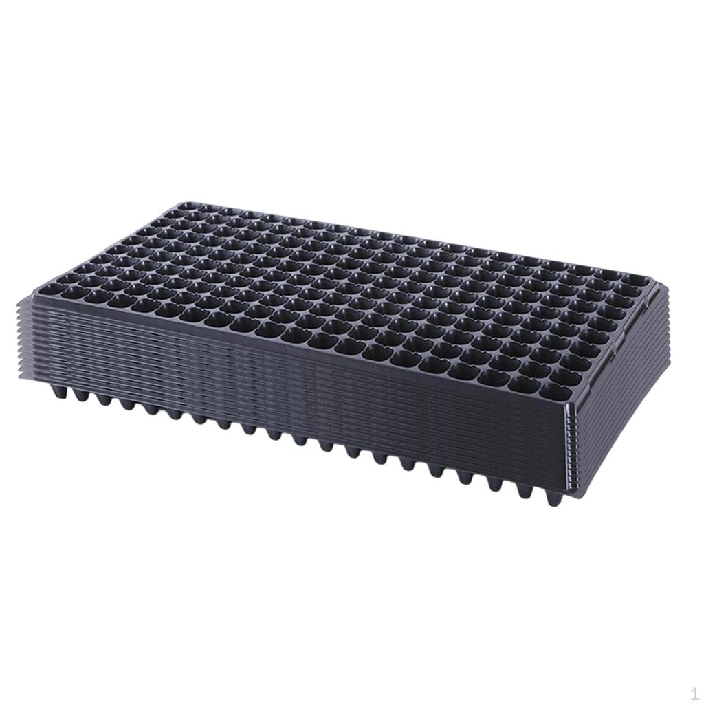12 Cellular Seed Trays with Drainage Hole, Starter Pots for Fruit