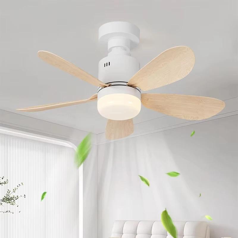 E27 Ceiling Fan Household Fan Light Detachable Multifunctional Remote Control Ceiling Fan Light for Living Room and Bedroom Lamp