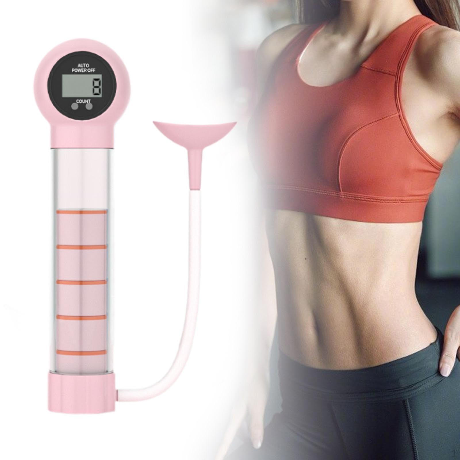 

Тренажер для дыхания Портативный Удобный Фитнес Эффективный Тренажер для легких розовый