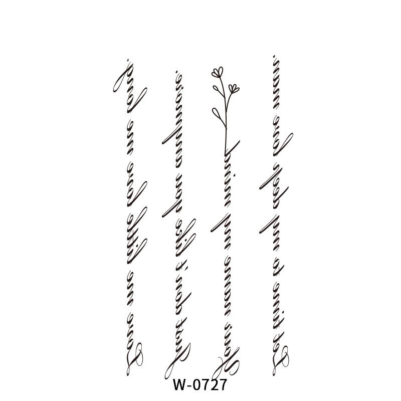 Cartoon Tattoo Sticker Disposable Tattoo Sticker Ins Waterproof Tattoo Sticker Tattoo