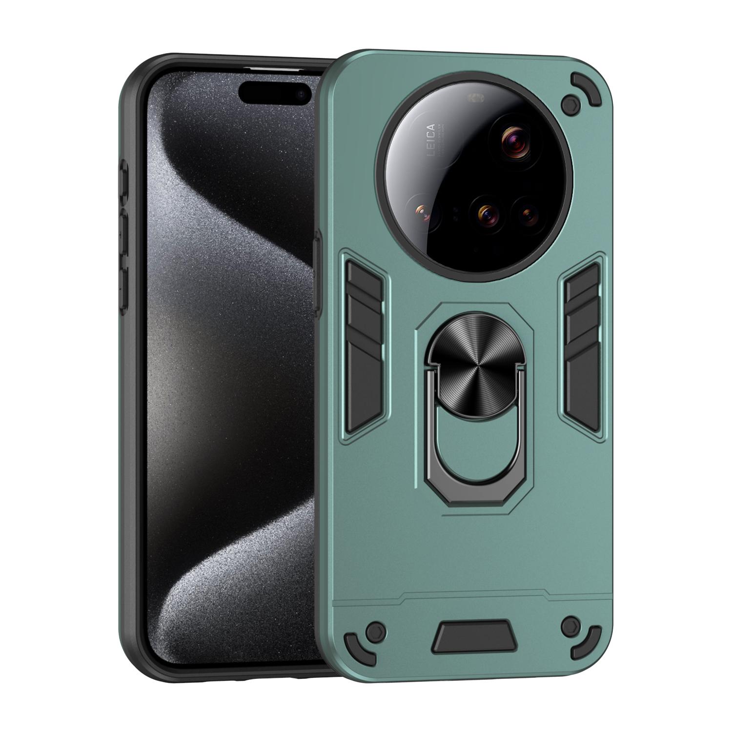 

Armor Anti-knock Phone Case For Xiaomi 15 Ultra 15T 14T 13 Pro MI POCO C75 C55 X7 X6 X5 Pro Ring Stand Holder Protection Cover For iPhone XR