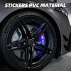 6Pcs for Audi Sport Sline Q5 Q3 Q2 Q7 A3 B5 B6 B7 B8 B9 8P 8V 8L A5 A4 C6 C5 A1 A6 A7 A8 Car Brake Caliper Sticker Decoration