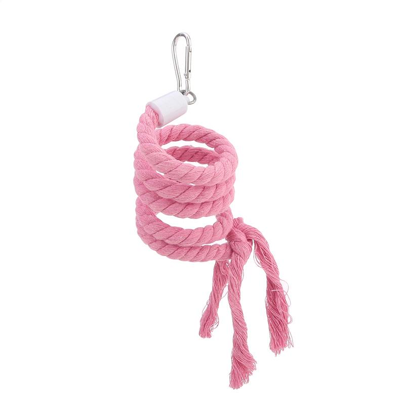 Creative Parrot Climbing Ladder Rotating Swing Bird Hanging Standing Rope Toys