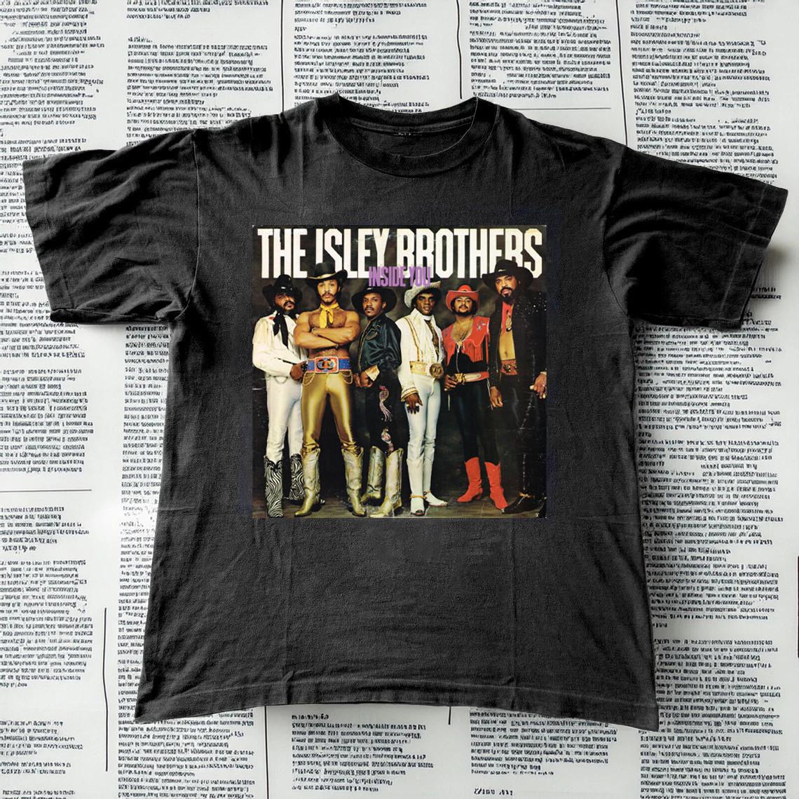 The Isley Brothers - Inside You Black Cotton Shirt Full size S-5XL BS1252 S