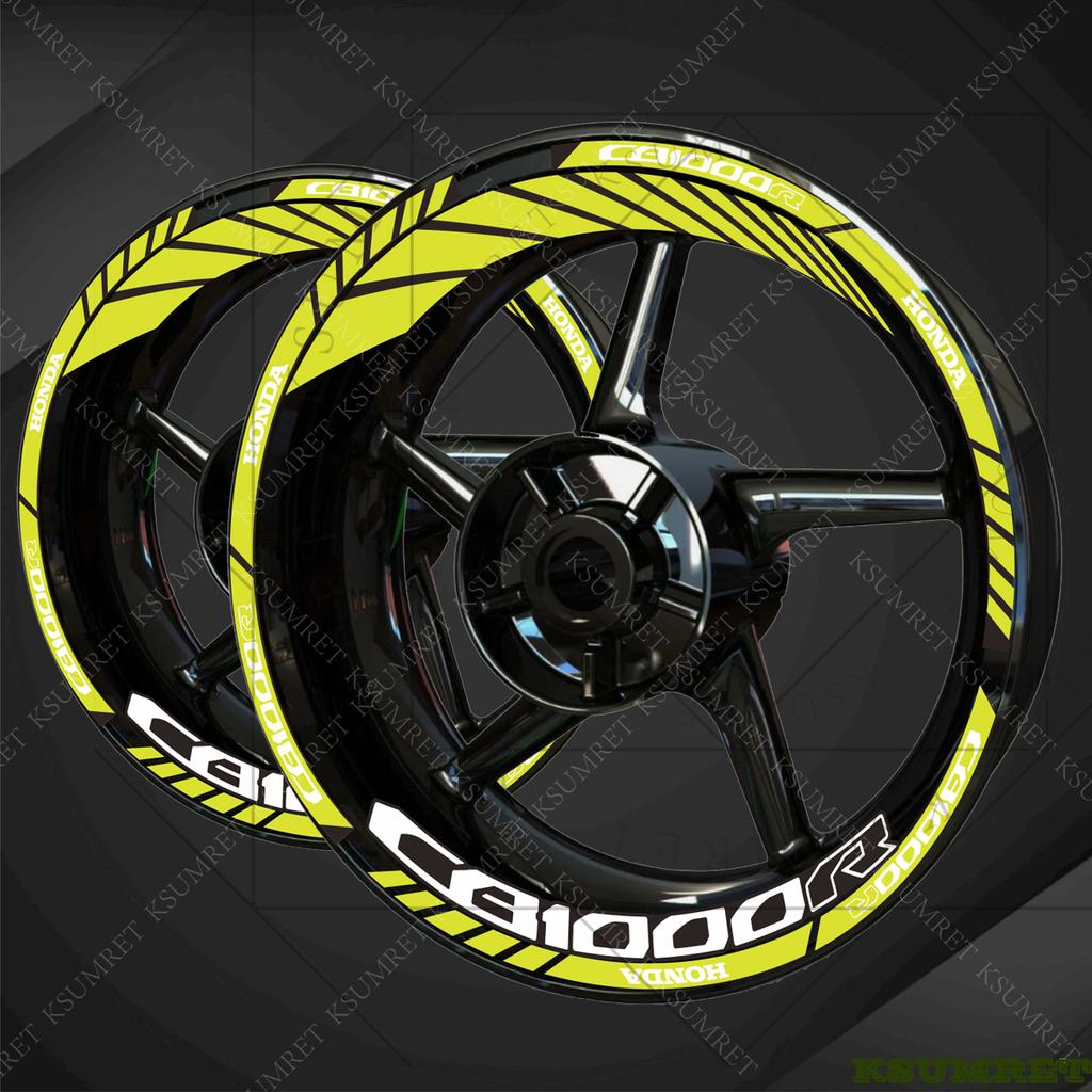 Vinyl For HONDA NC750X Wheel Motorcycle Stickers Logo Rim Decal Set