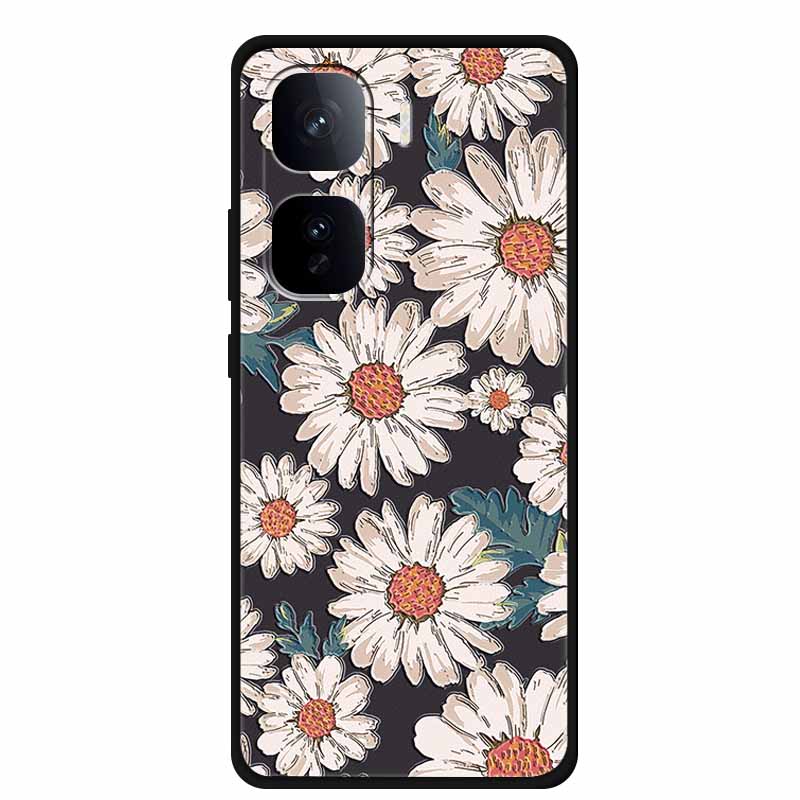 For iQOO Neo 10 Phone Case 3D Relief Emboss Flower Cover for Vivo iQOO Neo 10 Pro plus Silicone Soft Protective Cases Neo10 Pro+