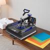 8 In 1 Heat Press Machine 15x15 In 30oz Tumbler Press T-Shirts Black+Blue